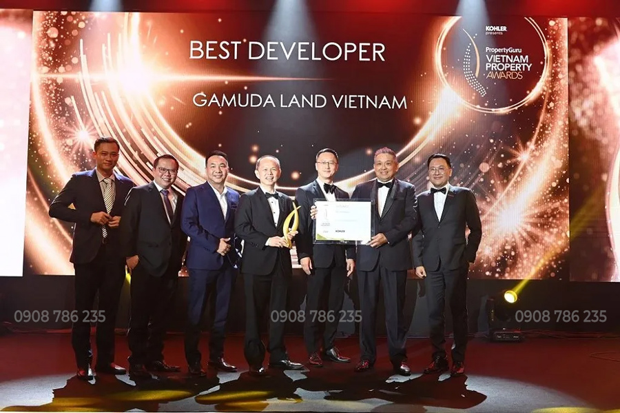 Tap doan gamuda land tai le trao giai thuong bat dong san viet nam 2020