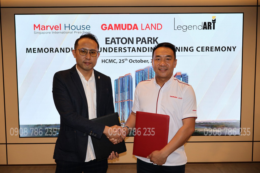Dai dien gamuda land va legend art ky ket thoa thuan hop tac tai eaton park
