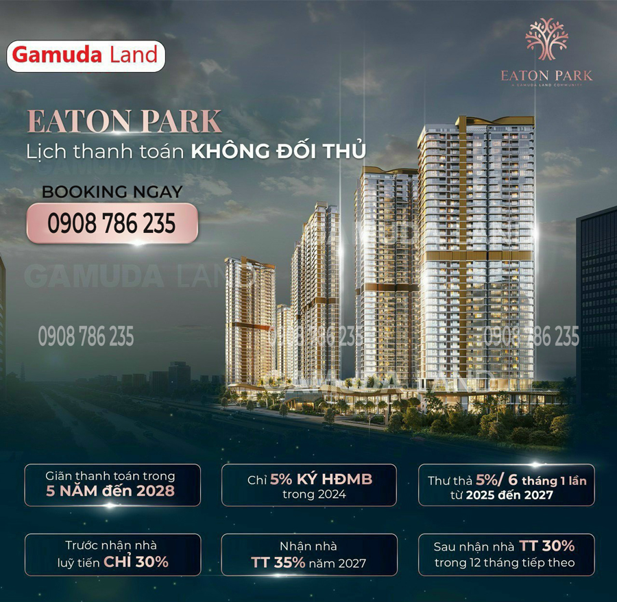 Lich thanh toan hap dan tai eaton park