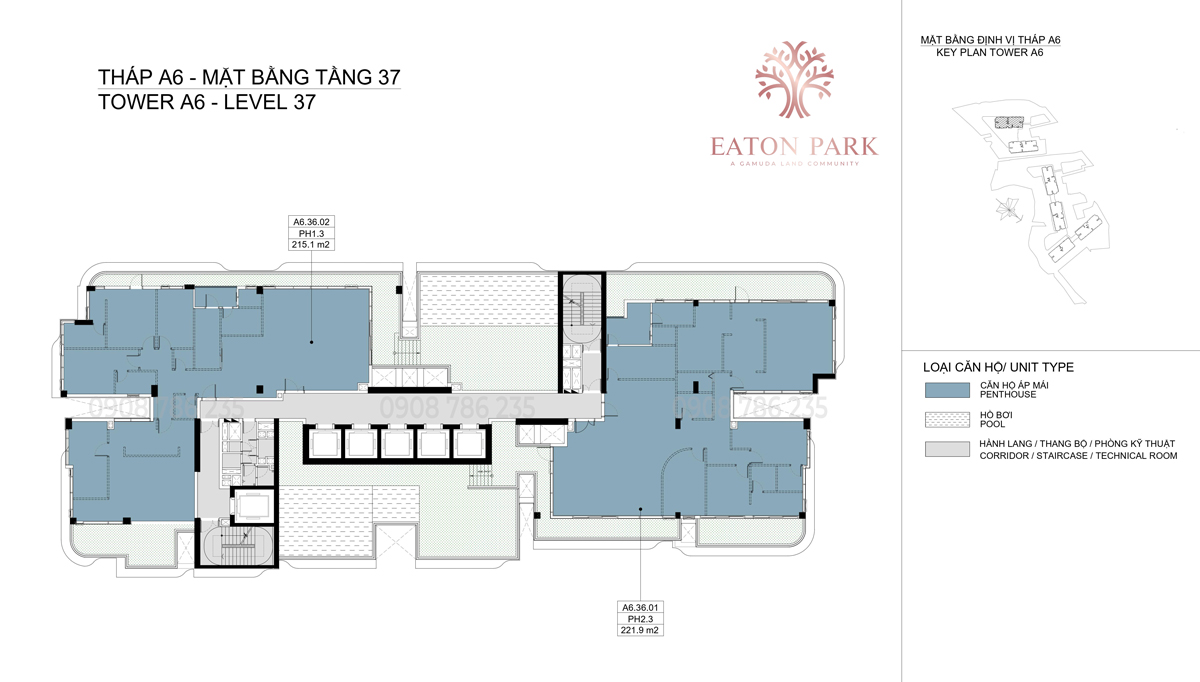 Mat bang tang 37 thap a6 du an eaton park