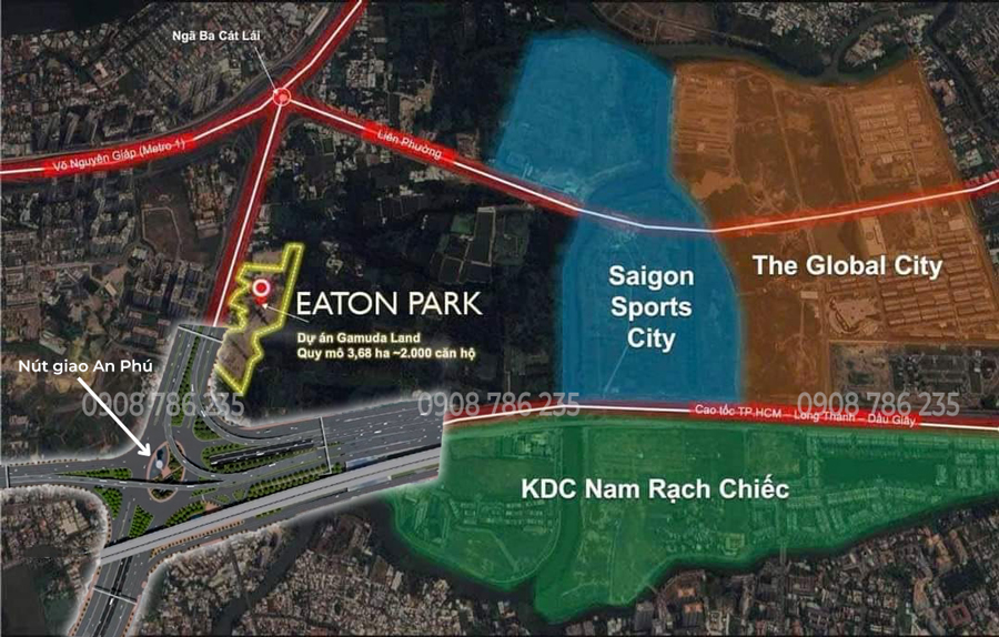vi tri du an eaton park duoc huong loi truc tiep tu nut giao an phu